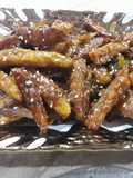 Honey chilli potato