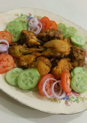 A picture of Chicken roast.