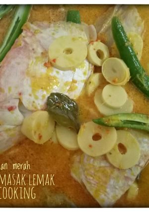 Foto resep 68 kepala ikan merah dan rebung masak lemak