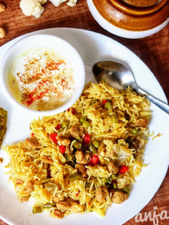 A picture of Vegetable pulao.