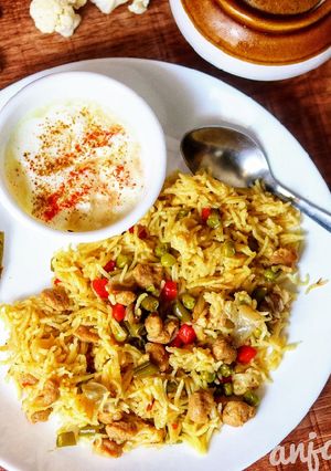 A picture of Vegetable pulao.