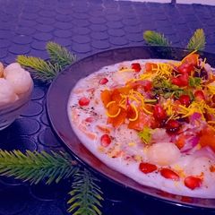 Makhana chat A picture of Makhana chat.