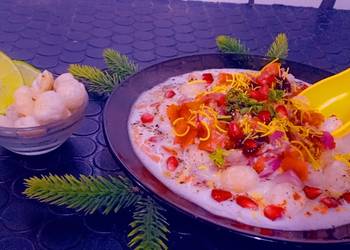 Without Fail Serving Recipe Makhana chat Most Delicious