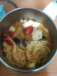 韓式泡菜湯麵 的食譜成品照片