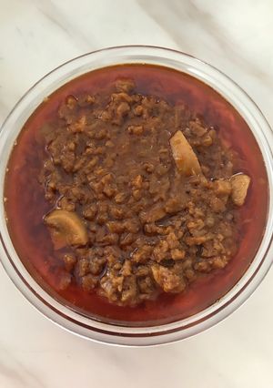 A picture of Mushroom Soya Masala.