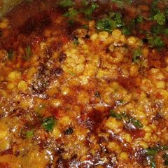 A picture of Fry chana daal 😋😋😋.