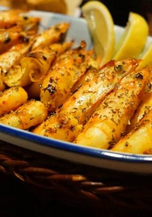 Foto resep Prawn in Garlic Lemon Butter Sauce (Udang Lemon Butter)