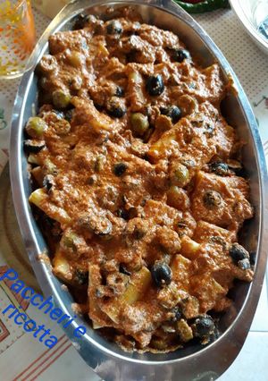 Foto di Paccheri al sugo di ricotta e olive
