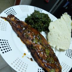 Baked fish fillet A picture of Baked fish fillet.