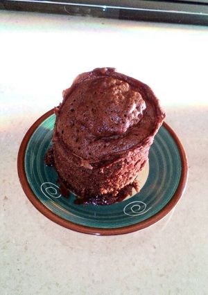Una foto de Brownie en taza al microondas (2min)