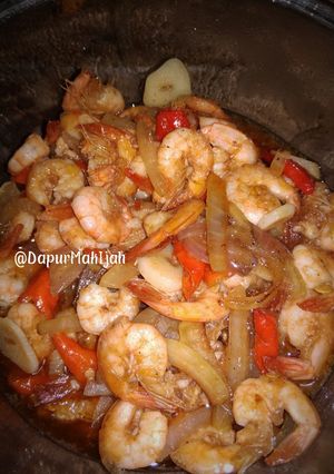 Foto resep Udang Saus Tiram