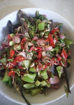 Foto resep Ikan goreng cabe iris