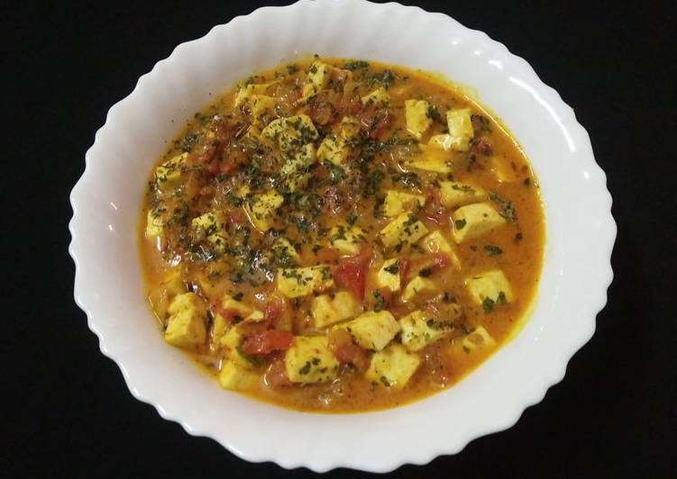 Lehsooni Methi Paneer