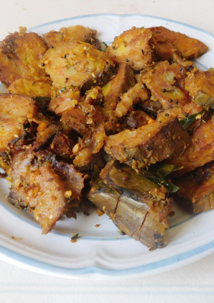 வாழைக்காய் கறி அமுது (சுக்கா) செய்முறை முக்கிய புகைப்படம்