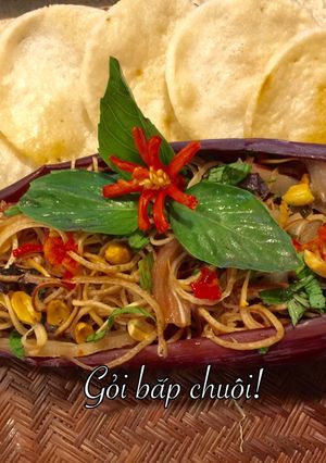 Hình của món Gỏi bắp chuối tai heo !.