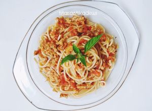 Foto resep Spaghetti Tempe Marinara