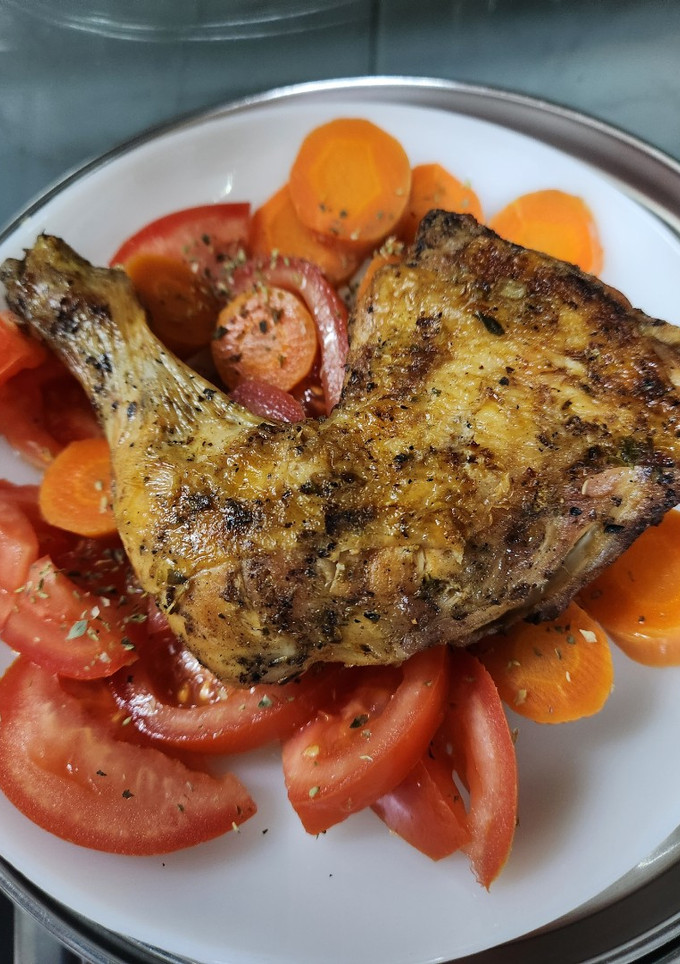 Una foto de Como condimentar un pollo para cocinarlo a la parrilla