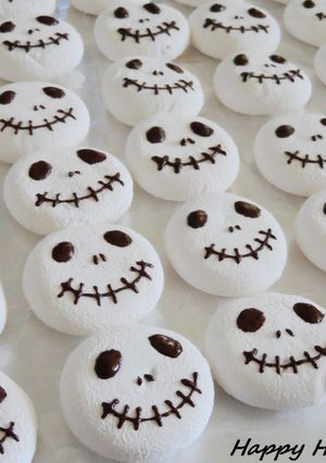 Halloween萬聖節-傑克棉花糖 的食譜成品照片