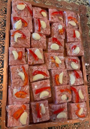 Hình của món Nem chua.