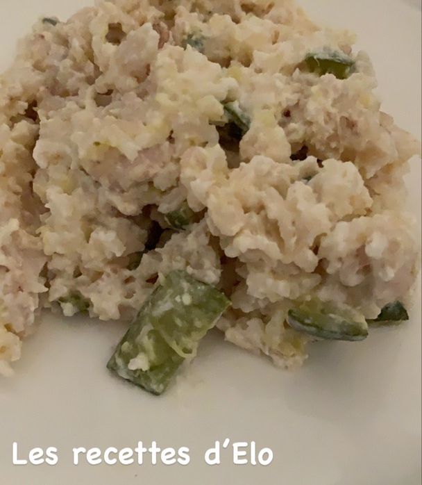 Une photo de Riz léger au poulet et courgette au Cookeo