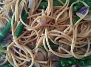 Una foto de almuerzo de primavera