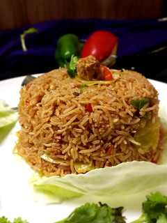 A picture of Thai Fried Rice.