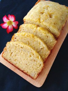 Foto resep Banana Cake Happy Call Tanpa Mixer