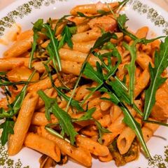 Peri peri masala pasta A picture of Peri peri masala pasta.