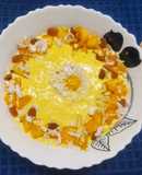 Chilled Himsagar Mango Coconut Rice Kheer or Pudding