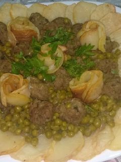 صورة لوصفة جلبانة باللحم