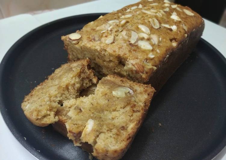 Recipe of Super Quick Homemade Whole Wheat Banana Bread