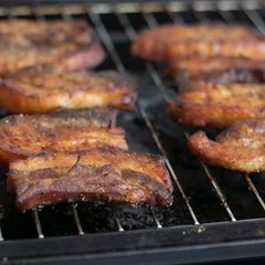 Grilled crispy pork belly 😋 🐷 A picture of Grilled crispy pork belly 😋 🐷.