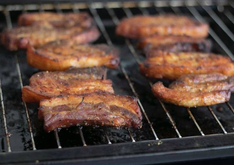 Easiest Way to Make Speedy Grilled crispy pork belly 😋 🐷