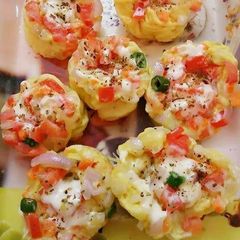 A picture of Microwave Omelette Muffins.