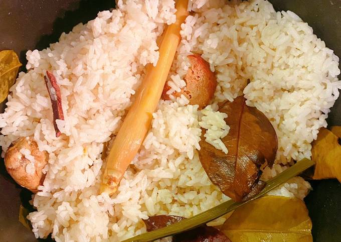 Nasi uduk rice cooker simple pulen lezat harum ⭐️⭐️⭐️⭐️⭐️