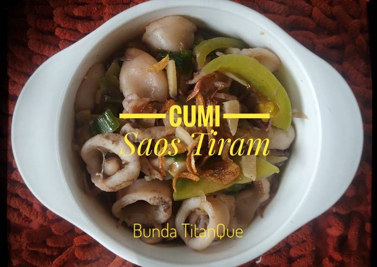 Resep Cumi Saos Tiram Anti Gagal