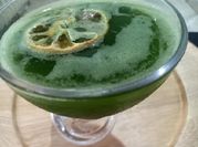 A picture of herbal juice