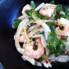 Fennel Coriander Prawn Salad A picture of Fennel Coriander Prawn Salad.