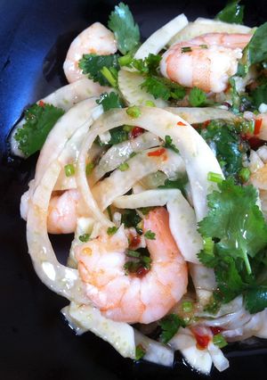 A picture of Fennel Coriander Prawn Salad.