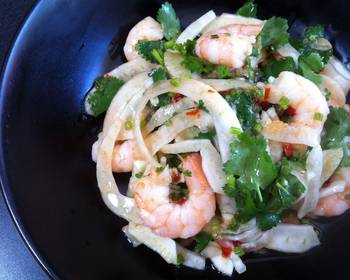 Update, Prepare Recipe Fennel Coriander Prawn Salad Delicious