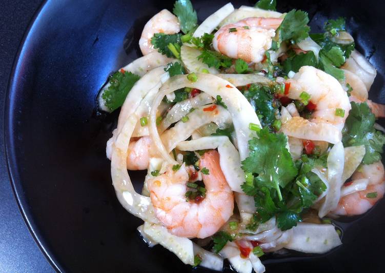 Fennel Coriander Prawn Salad Fennel Coriander Prawn Salad
