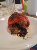 Ajíes rellenos de carne