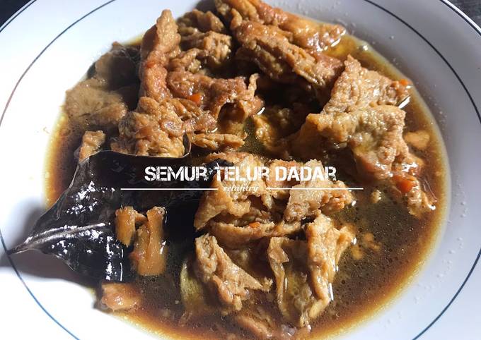 Semur Telur Dadar