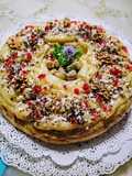 Rosca de Pascua, receta de panadería