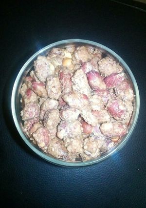 A picture of Spicy Candied Peanuts.
