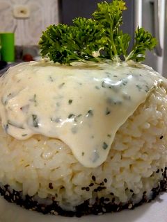 Una foto de MOLDE De Arroz con Semillas de Chía...!