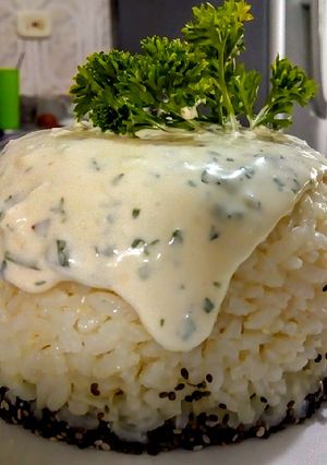 Una foto de MOLDE De Arroz con Semillas de Chía...!