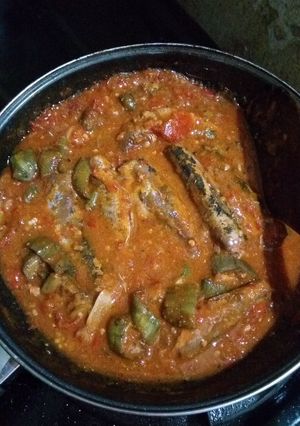 Foto resep Balado terong ikan sarden