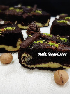 عکسی از دستور کیک ماربل برانیز