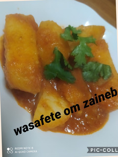 صورة لوصفة مرقة بطاطا 🥔 بلا دجاج ولا لحم تهبل 😋💕